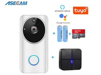 Asecam s10 Alexa Video Doorbell 1080P Wireless Google Door Bell Camera 